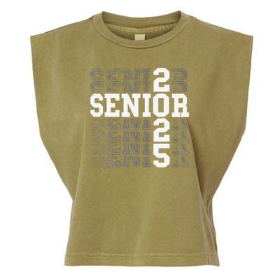 Class Of 2025 Senior 2025 Back To School 2025 Graduation 25 Garment-Dyed Women's Muscle Tee