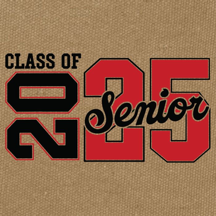 Class Of 2025 Senior 2025 Back To School 2025 Graduation Cotton Canvas Backpack
