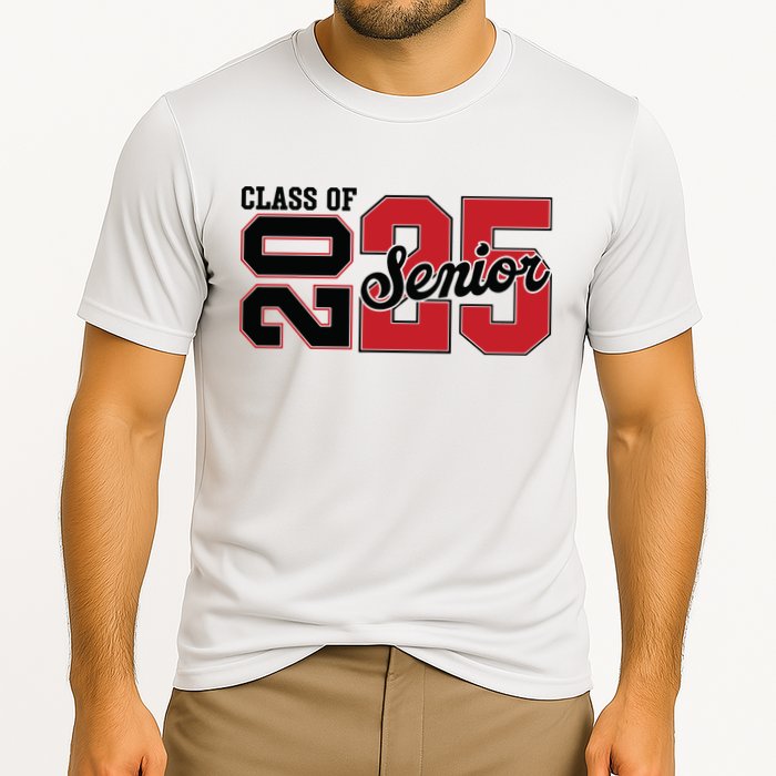 Class Of 2025 Senior 2025 Back To School 2025 Graduation Cooling Performance Crew T-Shirt