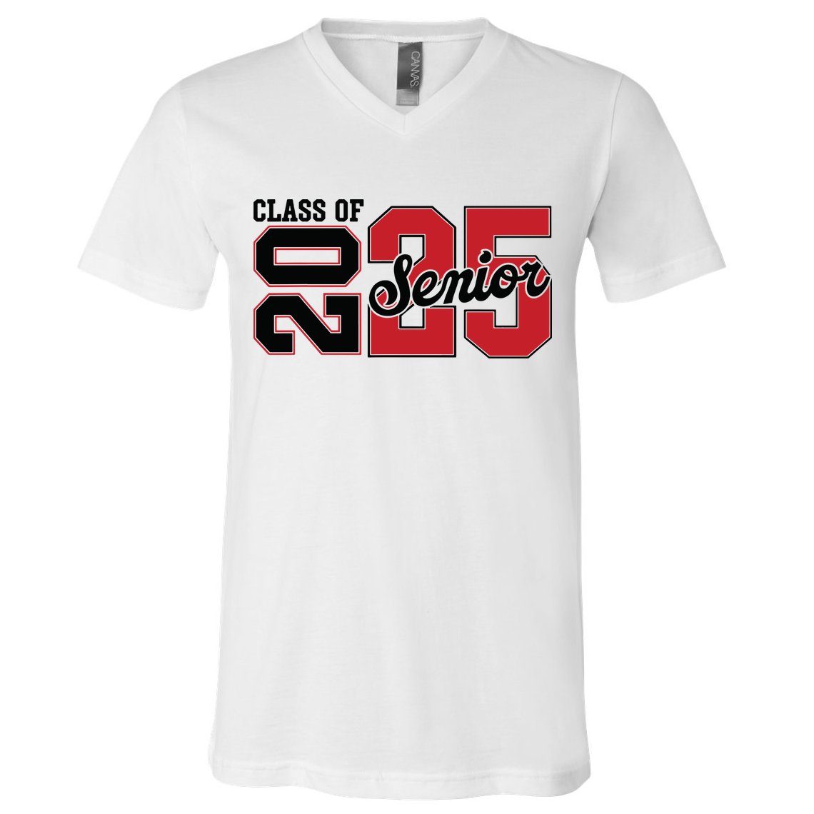Class Of 2025 Senior 2025 Back To School 2025 Graduation V-Neck T-Shirt