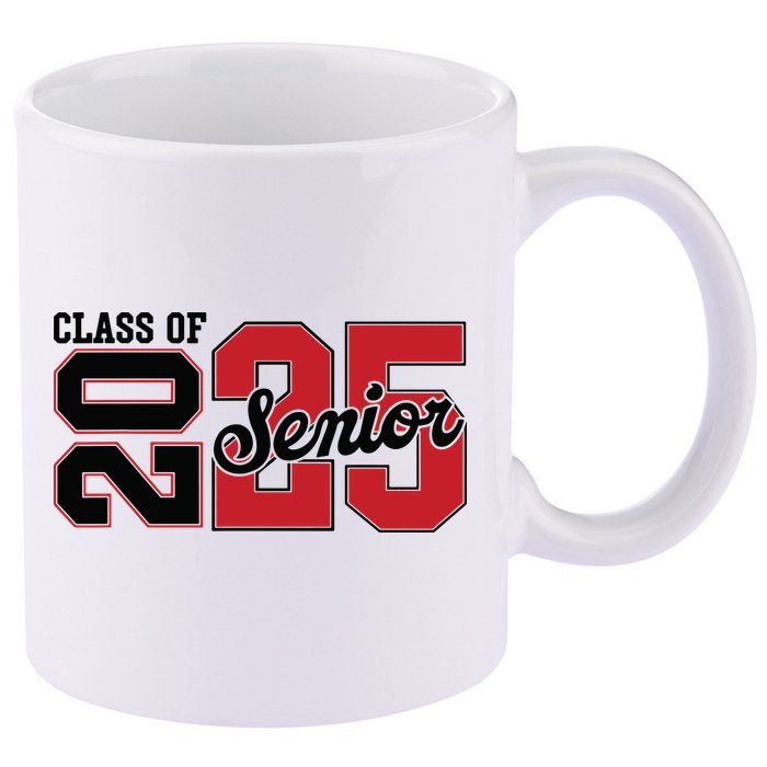 Class Of 2025 Senior 2025 Back To School 2025 Graduation 11oz C Handle Ceramic Mug