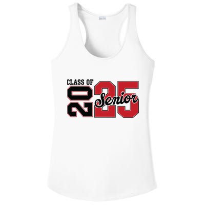 Class Of 2025 Senior 2025 Back To School 2025 Graduation Ladies PosiCharge Competitor Racerback Tank