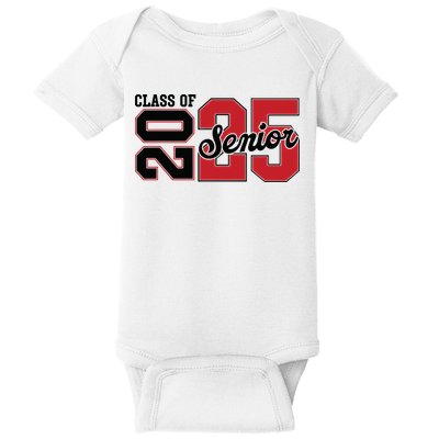 Class Of 2025 Senior 2025 Back To School 2025 Graduation Baby Bodysuit
