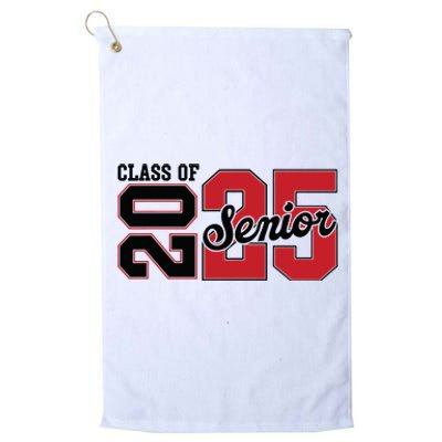 Class Of 2025 Senior 2025 Back To School 2025 Graduation Platinum Collection Golf Towel