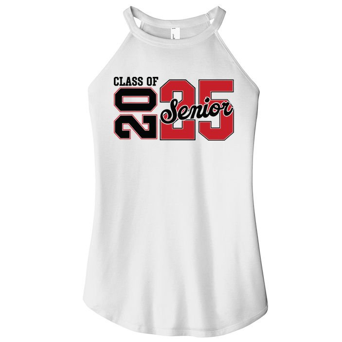 Class Of 2025 Senior 2025 Back To School 2025 Graduation Women's Perfect Tri Rocker Tank