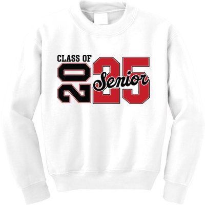 Class Of 2025 Senior 2025 Back To School 2025 Graduation Kids Sweatshirt