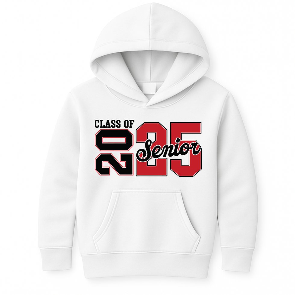 Class Of 2025 Senior 2025 Back To School 2025 Graduation Kids Hoodie