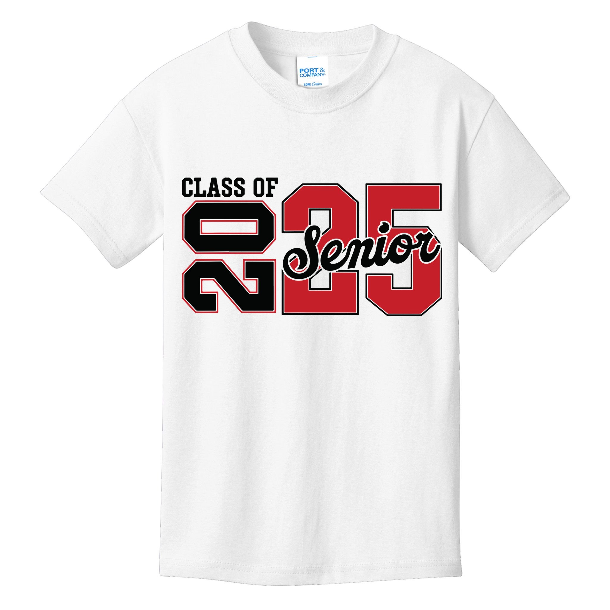 Class Of 2025 Senior 2025 Back To School 2025 Graduation Kids T-Shirt