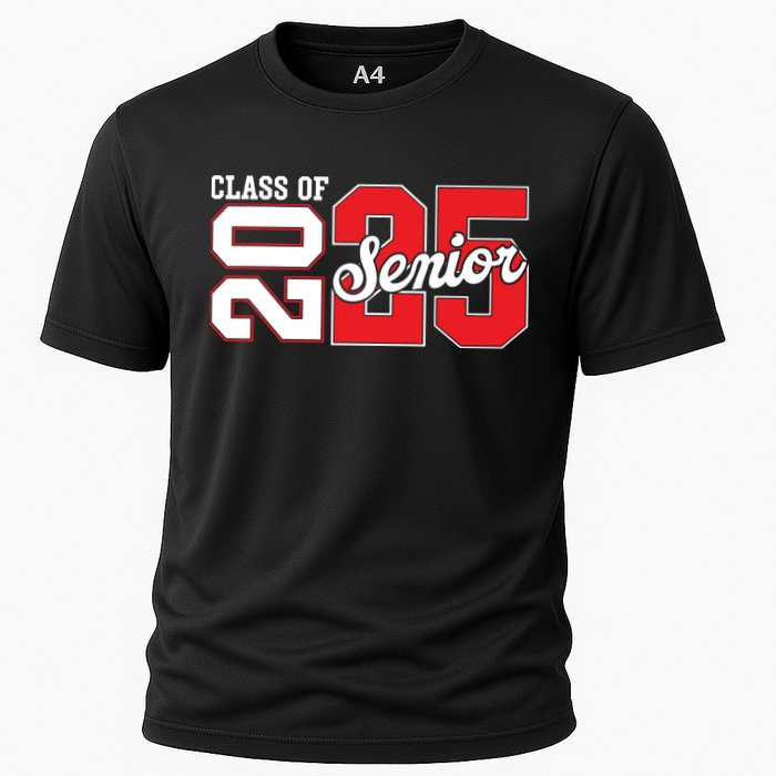 Class Of 2025 Senior 2025 Back To School 2025 Graduation Cooling Performance Crew T-Shirt