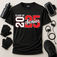 Class Of 2025 Senior 2025 Back To School 2025 Graduation Cooling Performance Crew T-Shirt