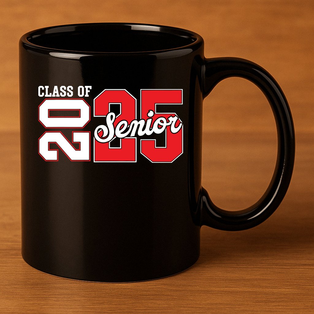 Class Of 2025 Senior 2025 Back To School 2025 Graduation 11oz C Handle Ceramic Mug