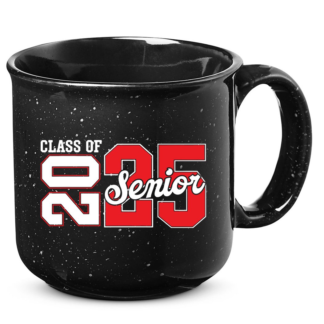Class Of 2025 Senior 2025 Back To School 2025 Graduation 15oz Campfire Ceramic Mug