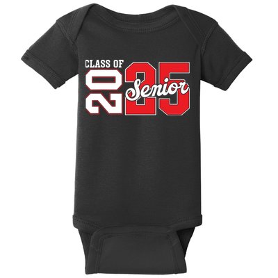 Class Of 2025 Senior 2025 Back To School 2025 Graduation Baby Bodysuit