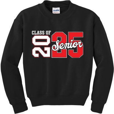 Class Of 2025 Senior 2025 Back To School 2025 Graduation Kids Sweatshirt