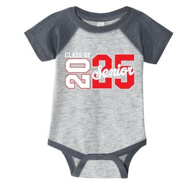 Class Of 2025 Senior 2025 Back To School 2025 Graduation Infant Baby Jersey Bodysuit