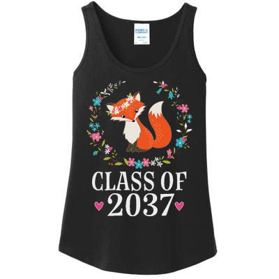 Class Of 2037 Kindergarten Graduation Quote Ladies Essential Tank