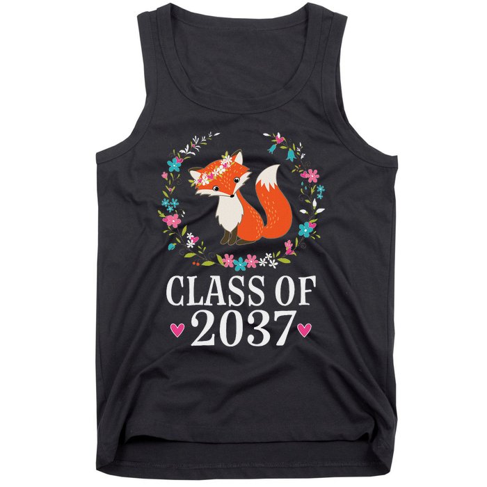 Class Of 2037 Kindergarten Graduation Quote Tank Top