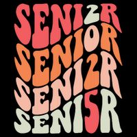 Class Of 2025 Senior 2025 Back To School 2025 Vintage Groovy T-Shirt