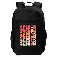 Class Of 2025 Senior 2025 Back To School 2025 Vintage Groovy Backpack