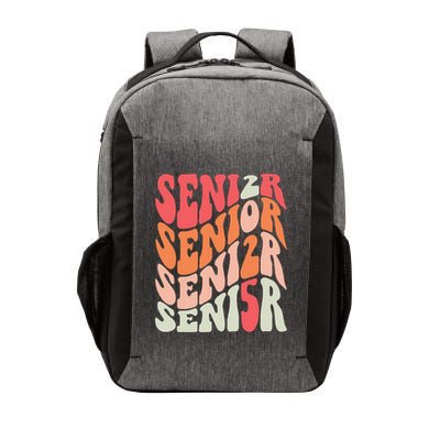 Class Of 2025 Senior 2025 Back To School 2025 Vintage Groovy Vector Backpack