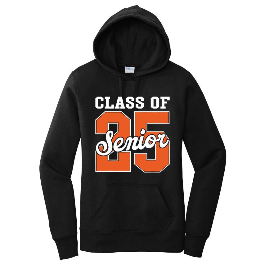 Class Of 2025 Senior 2025 Graduate Back To School 2025 Women's Pullover Hoodie