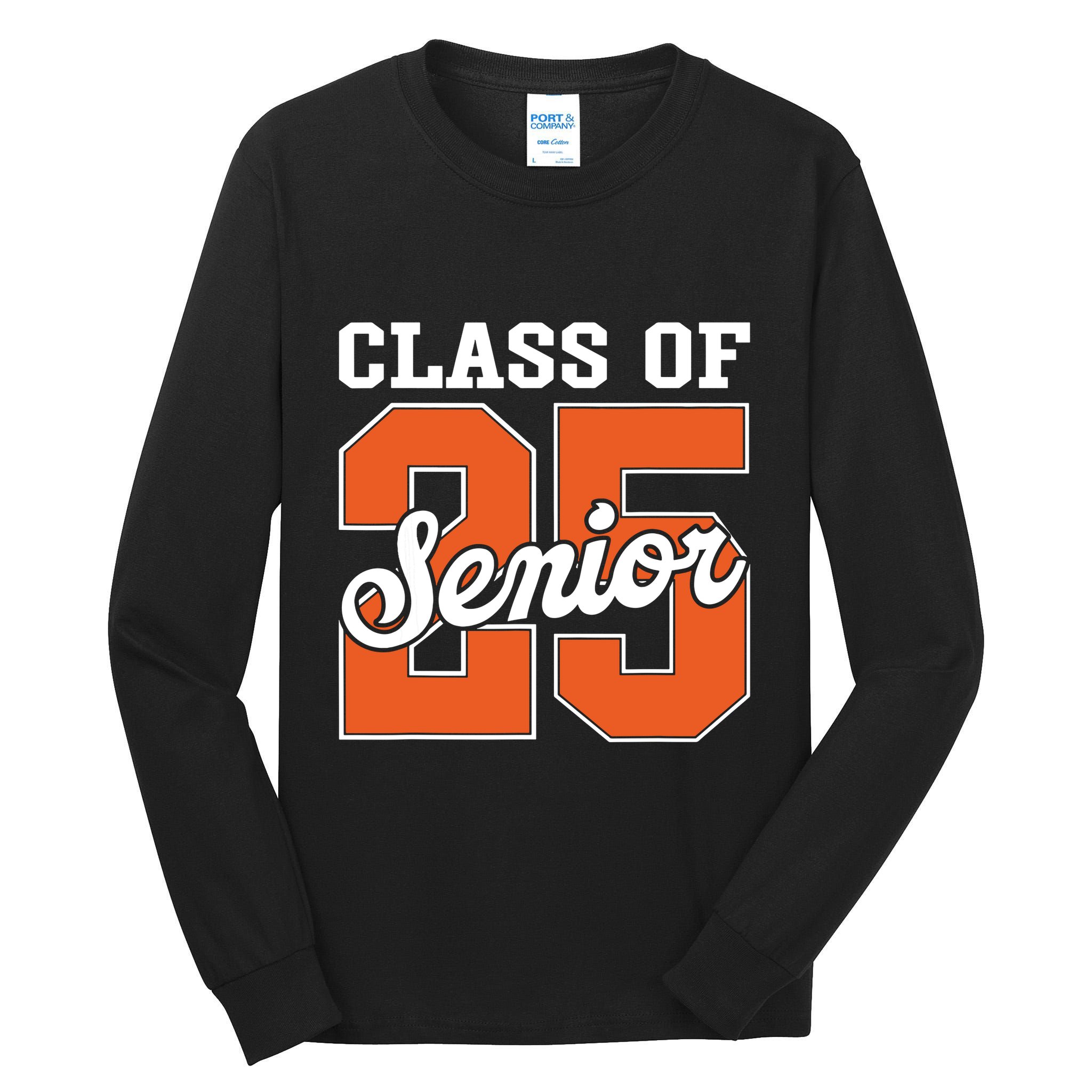 Class Of 2025 Senior 2025 Graduate Back To School 2025 Tall Long Sleeve T-Shirt
