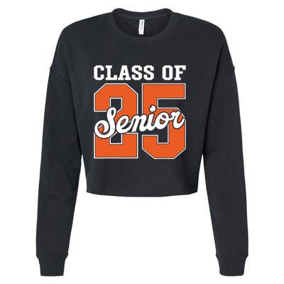 Class Of 2025 Senior 2025 Graduate Back To School 2025 Cropped Pullover Crew