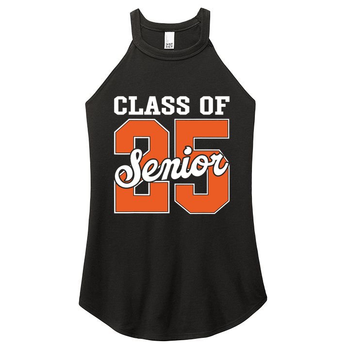 Class Of 2025 Senior 2025 Graduate Back To School 2025 Women's Perfect Tri Rocker Tank