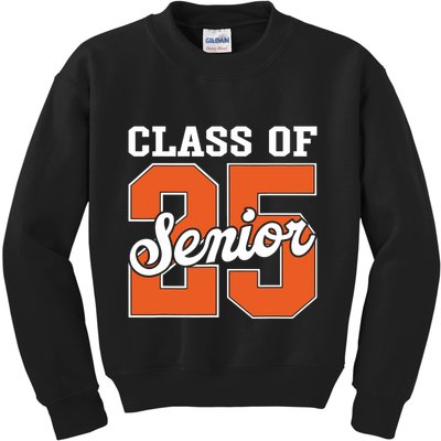 Class Of 2025 Senior 2025 Graduate Back To School 2025 Kids Sweatshirt