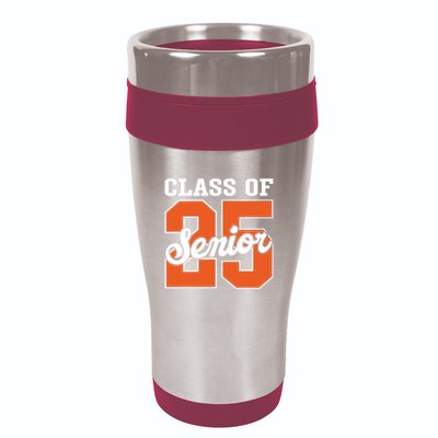 Class Of 2025 Senior 2025 Graduate Back To School 2025 16oz Travel Tumbler