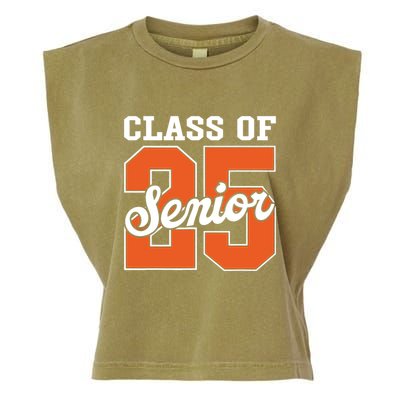 Class Of 2025 Senior 2025 Graduate Back To School 2025 Garment-Dyed Women's Muscle Tee