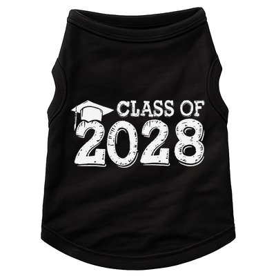 Class Of 2028 Grow With Me Handprints Space On Back Doggie Tank