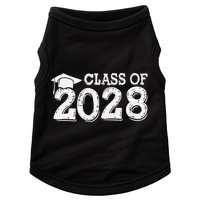 Class Of 2028 Grow With Me Handprints Space On Back Doggie Tank