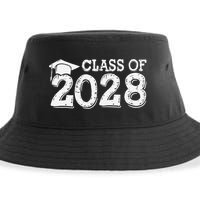 Class Of 2028 Grow With Me Handprints Space On Back Sustainable Bucket Hat