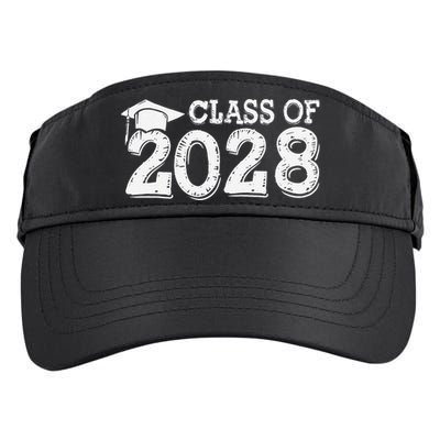 Class Of 2028 Grow With Me Handprints Space On Back Adult Drive Performance Visor