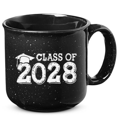 Class Of 2028 Grow With Me Handprints Space On Back 15oz Campfire Ceramic Mug