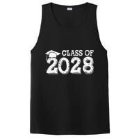 Class Of 2028 Grow With Me Handprints Space On Back PosiCharge Competitor Tank