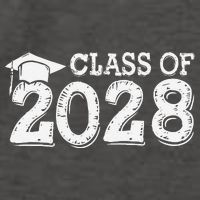 Class Of 2028 Grow With Me Handprints Space On Back Vector Backpack