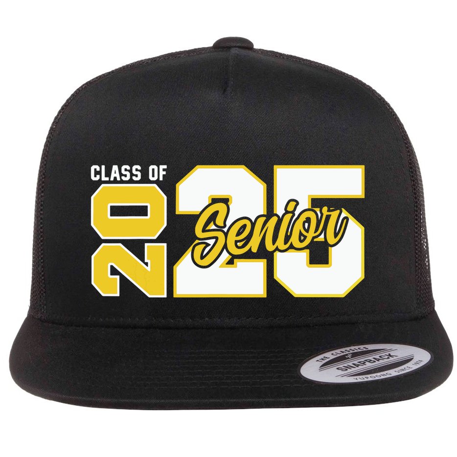 Class Of 2025 Senior 2025 Graduation 2025 Back To School Flat Bill Trucker Hat