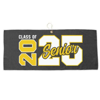 Class Of 2025 Senior 2025 Graduation 2025 Back To School Large Microfiber Waffle Golf Towel