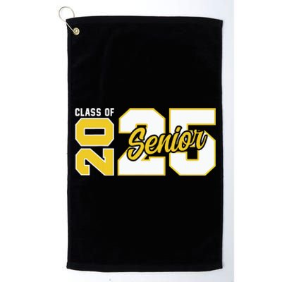 Class Of 2025 Senior 2025 Graduation 2025 Back To School Platinum Collection Golf Towel