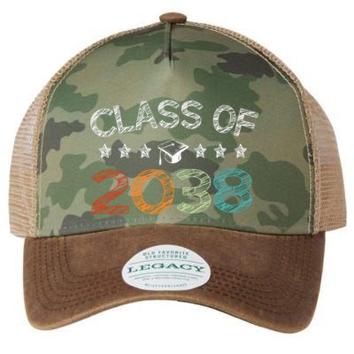Class Of 2038 Grow With Me First Day School Legacy Tie Dye Trucker Hat