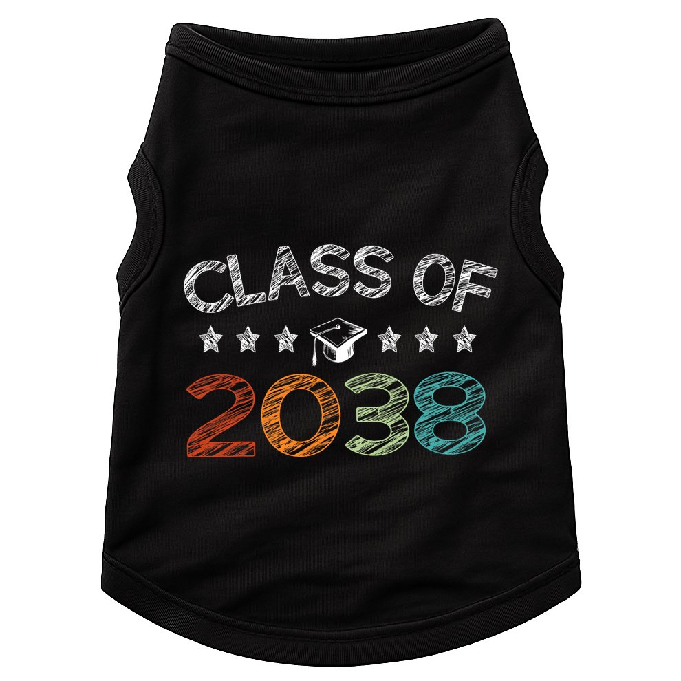 Class Of 2038 Grow With Me First Day School Doggie Tank