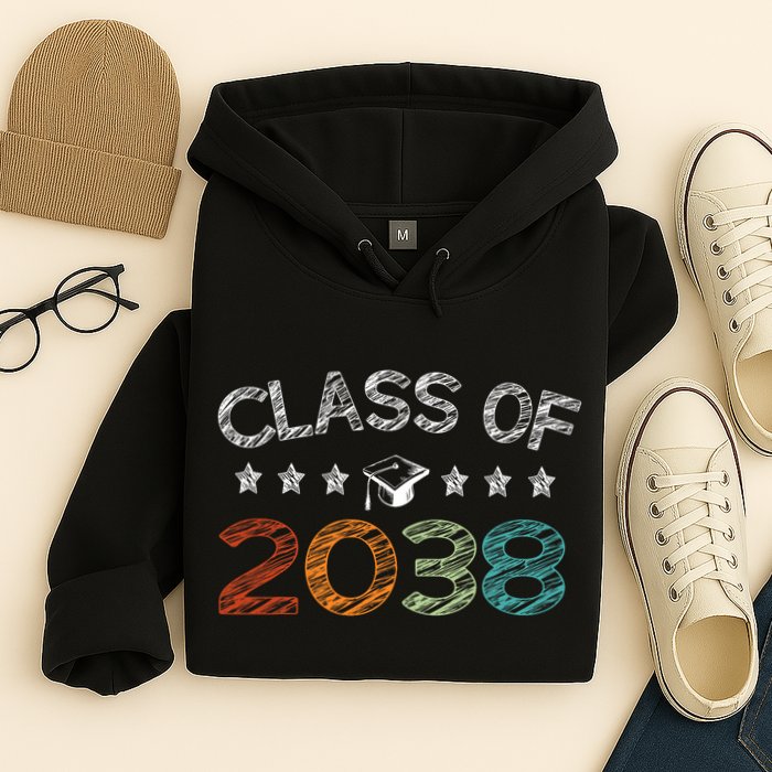 Class Of 2038 Grow With Me First Day School Hoodie
