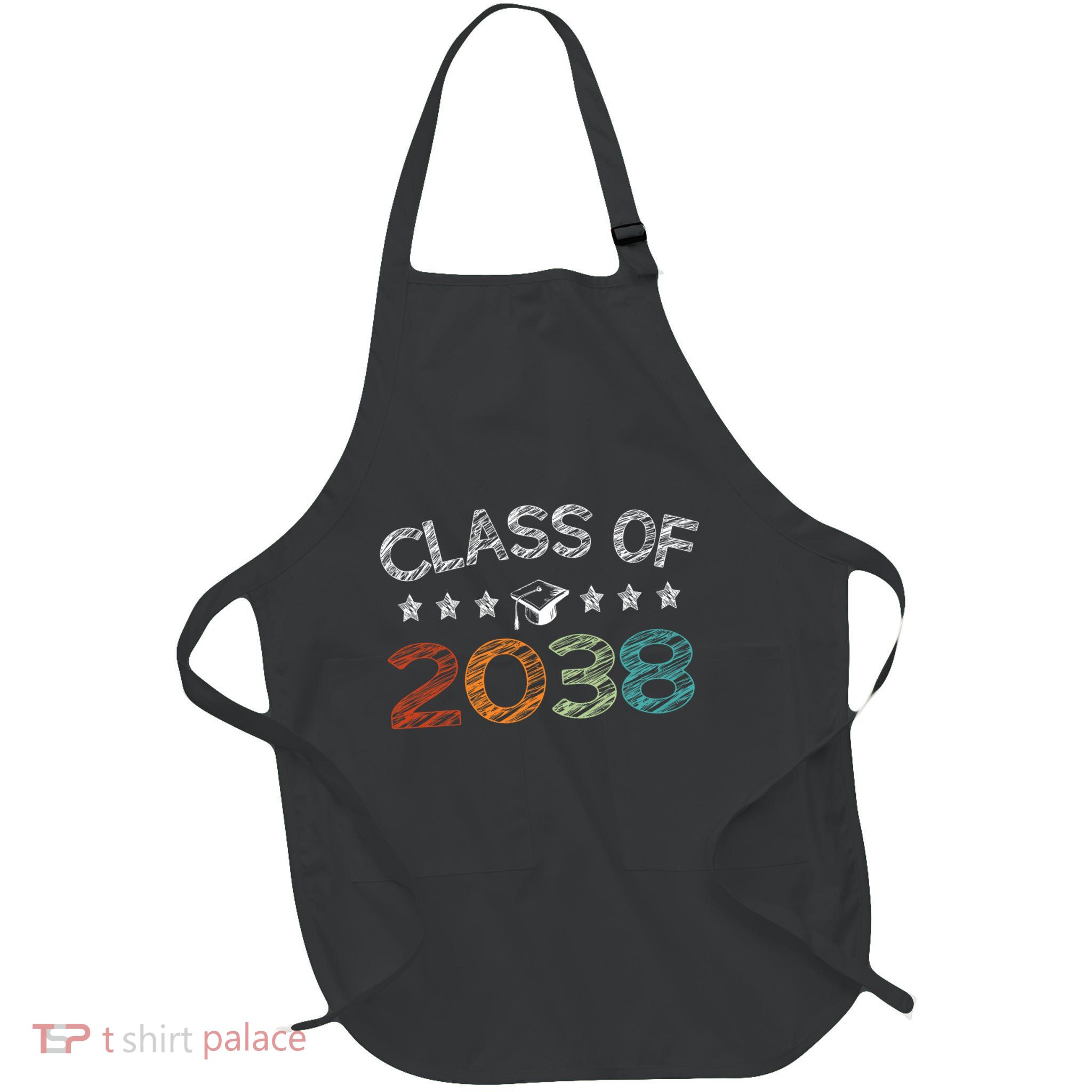Class Of 2038 Grow With Me First Day School Apron