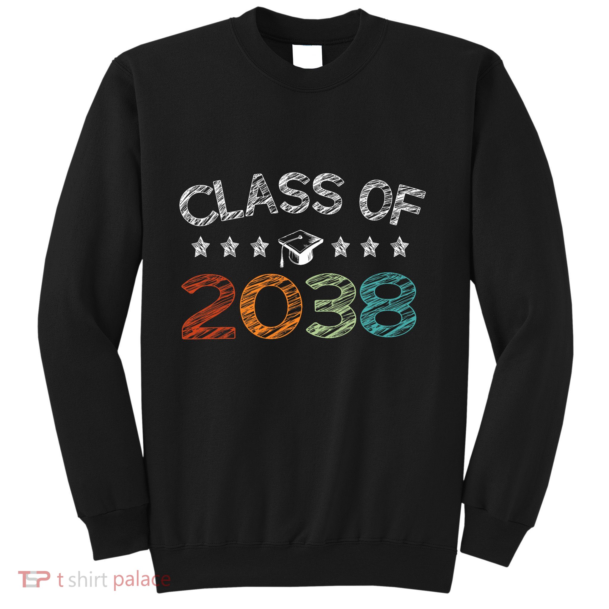 Class Of 2038 Grow With Me First Day School Sweatshirt