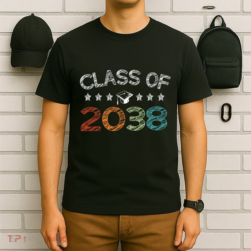 Class Of 2038 Grow With Me First Day School T-Shirt