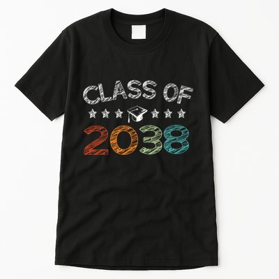 Class Of 2038 Grow With Me First Day School Tall T-Shirt