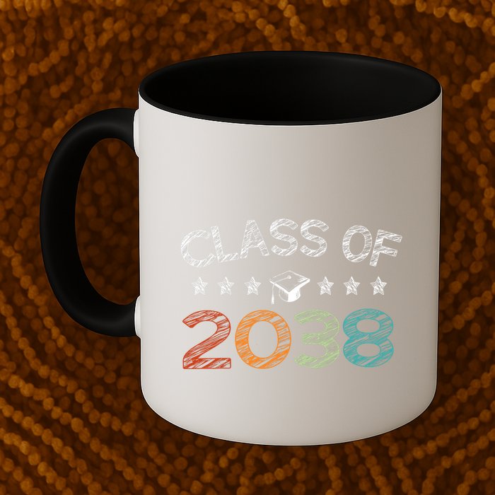 Class Of 2038 Grow With Me First Day School Mug