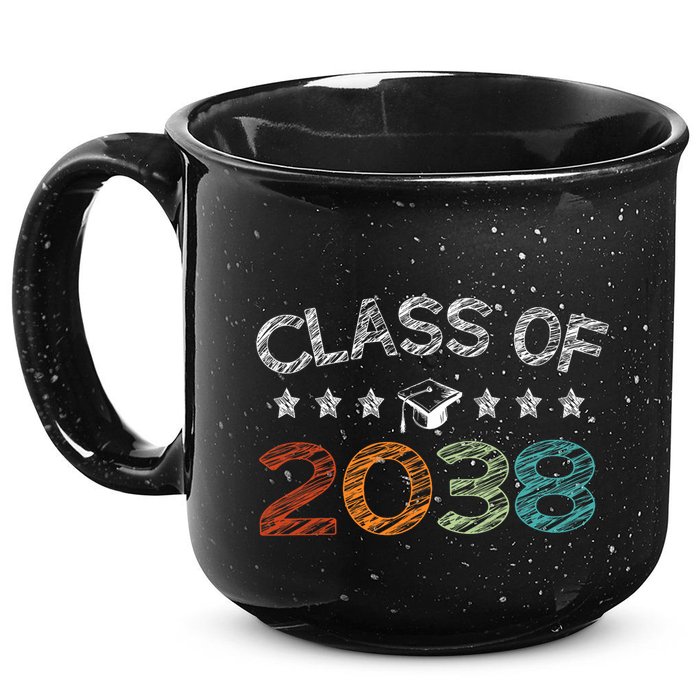 Class Of 2038 Grow With Me First Day School 15oz Campfire Ceramic Mug